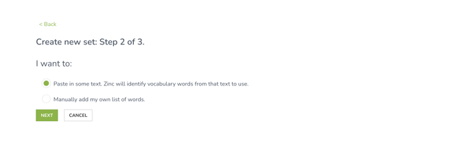 Create Vocabulary Set 03