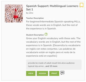 Spanish Support